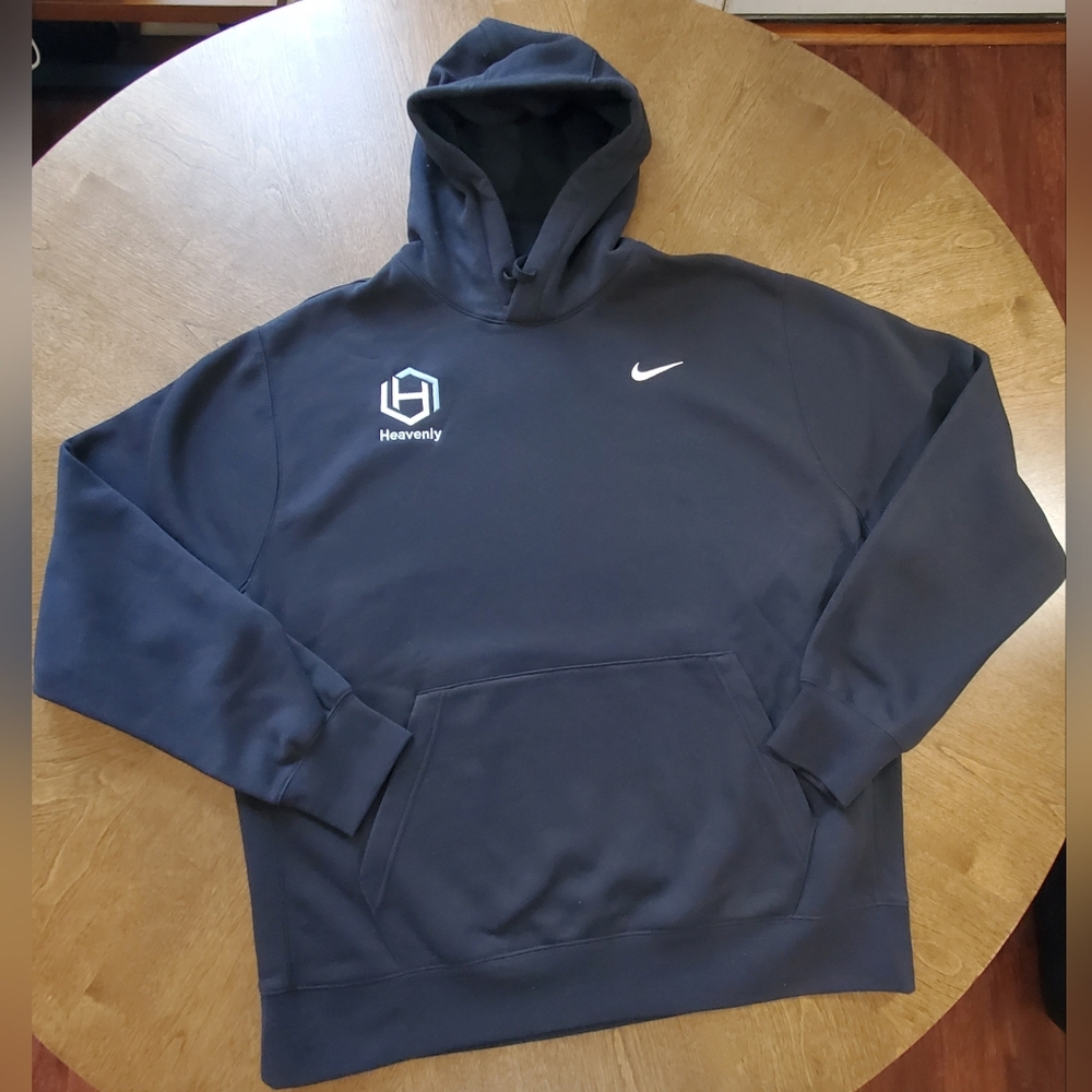 Nike Men's Black Hoodie Size XL